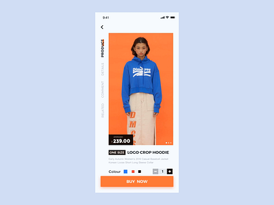 E-commerce purchase process animation app design ui ux