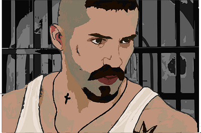 Yuri Boyka (Scott Adkins) adobe adobe illustrator adobe xd art direction artwork behance brand identity cartoon illustration hero movie poster poster art uiuxdesign villain