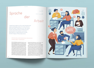 Neue Narrative editorial illustration flat design illustration magazine magazine illustration newwork vector work