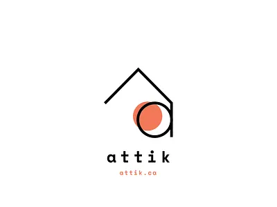 logo design for attik a home house logo property management strata