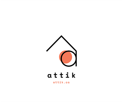 logo design for attik a home house logo property management strata