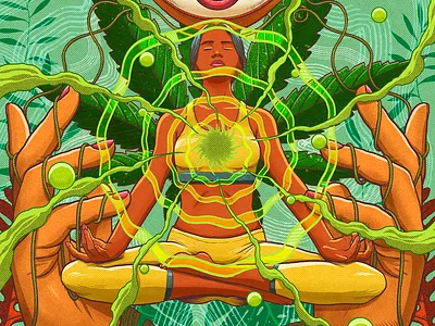 Chakra cannabis chakra eye green greenery hands health hemp leaf leaves spiritual sport sports wellness