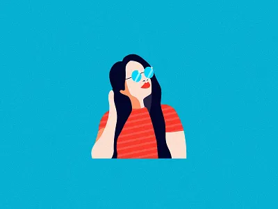 Lady Bug bold design illustration lady ladybug ui women women in illustration