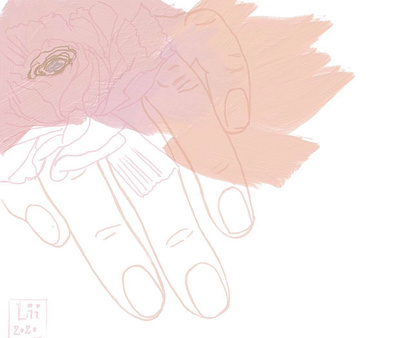 flower art autumn fashion flower дизайн рисунок рук