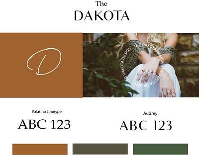 THE DAKOTA branding design illustration vector