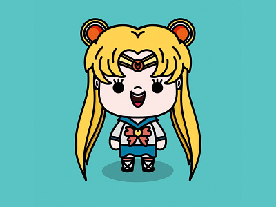 Sailor Moon anime animeart character kawaii manga procreate procreate app sailor moon