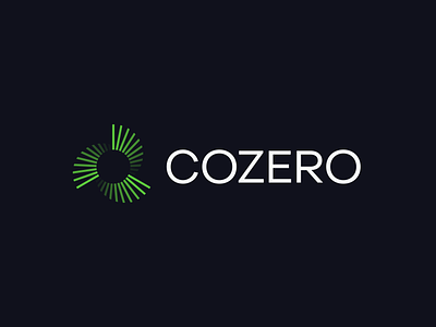 Cozero visual identity 3d logo brand identity branding carbon action circle eco ecological environment geometric gradient lines logo logo design minimal rotating saas sustainability tech logo visual identity