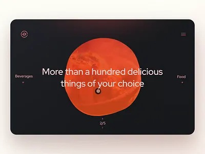 Liquid style Website design: landing page home page ui