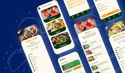 OAXACA - Food Delivery App app delivery food menus ordering restaurant ui ux