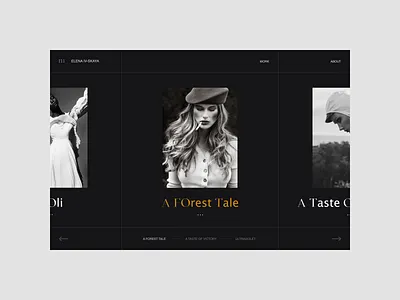 Photographers Gallery animation concept design fashion grid interaction interaction design interface landing design models motion photo photographer portfolio project typography ui ui design web website