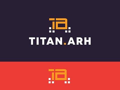 TITAN.ARH branding design logo logodesign logotype