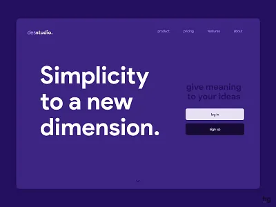 Simplicity. branding design designer desktop flat lettering typeface typography ui web design web designer