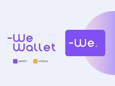 -We Wallet Custom Logo & Identity Systems brand card color design family icon illustration logo money typography uıdesign vector wallet website
