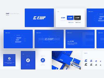 Ewp Logo Design blue design ewp illustration logo platform specification ui