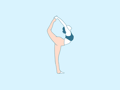 Yoga Series 4 art illustration minimal yoga pose