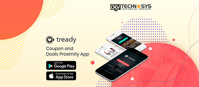 Tready Coupon and Deals Proximity App app branding design illustration ui ux web