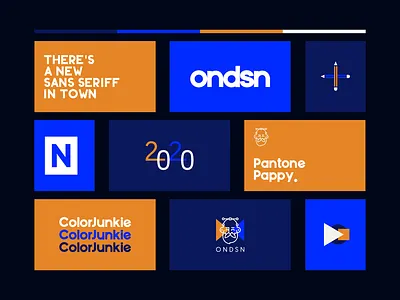 O N D S N | Visuals pt.II 2020 art direction bold color branding design color junkie colors design studio experiment freelancer geomanist graphic design layout logotype nikola obradovic design pantone pappy typography typography logo visual identity visuals