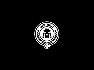 The Hunger Games - District 1 Emblem branding design district 1 gamer hunger games icon illustration illustrator logo logo design logo design branding logo designer ui ux vector