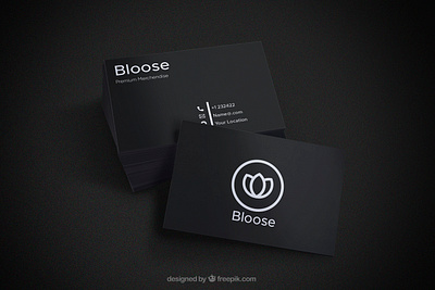 Blose Logo brand branding design logo mockup typography