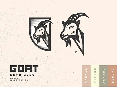 Goat illustration / logo 2d adobe adobe illustrator branding design design art designer designs goat goat logo identity illustration illustration art illustration design illustrations illustrator logo logo design logodesign logos