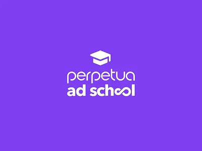 Perpetua Ad School 🎓 branding branding and identity branding design grad cap logo animation logo design logo reveal motion design perpetua school