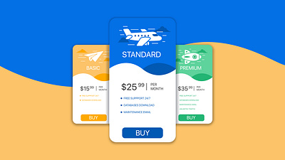 Pricing basic dailyui design illustration premium pricing standard ui ux