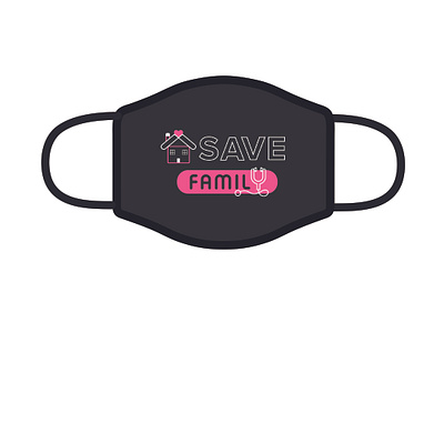 Save Family Mask for Us During Covid19 - Erika art care covid19 donate flat good help kind love mask vector
