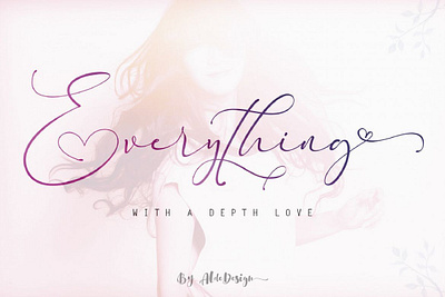 Everything Calligraphy calligraphy font handwrittenfont scriptfont typography