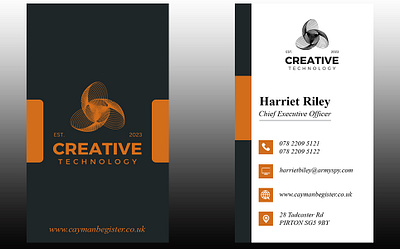 Creative Modern Professional Business card Template Design - 089 identity