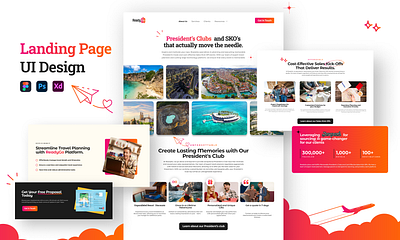 Landing pages branding ui