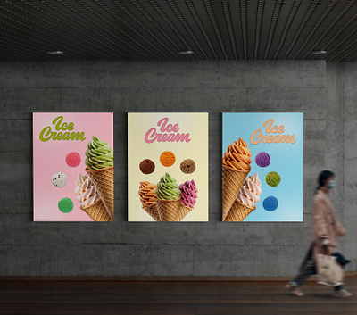 ice~cream design banner banner design billboard design brochure design flyer mockup mockup design poster design signage social media graphics stationery design web banner design