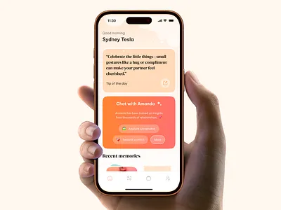 Designing Amanda AI - Case Study branding design illustration ui uidesign uiux