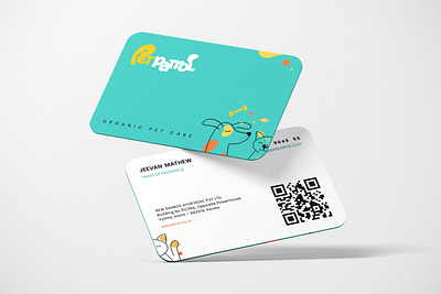 Pet Patrol Business Card Design bangalore biz card brand identity branding business card design graphic design illustration india kerala kochi logo shylesh ui visitting card
