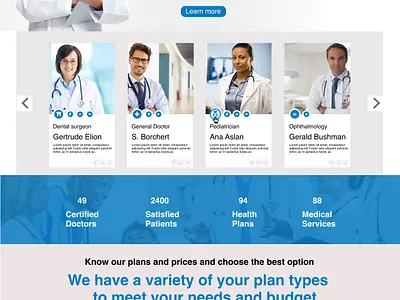 Dcare Clinic clinic figma figma design figmadesign health health theme medical medicine ui ux webdesign website website design