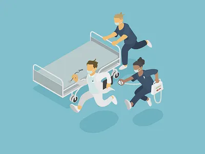 Show Your Character: Front line adobe character corona covid19 deepblue design flat hamburg hospital illustration illustrator kreativeshaus medical showyourcharacter stayathome thankyou vector