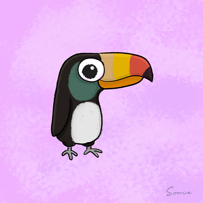 Cot el Tucan art drawing illustration wacom