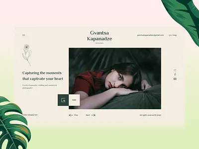 Gvantsa Kapanadze dailyui dribbble georgia green kapanadze photography tbilisi ui world