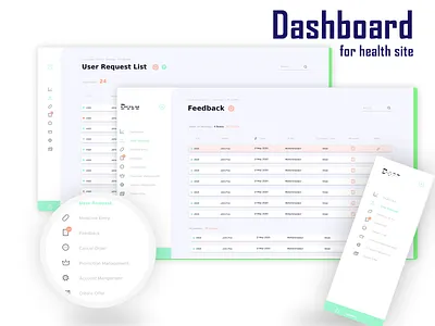 Medicine shop management dashboad webdesign