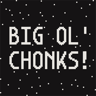 Gothamono chonks pixel pixel font pixel type typography