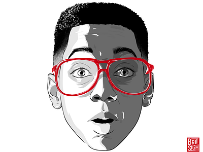 Steve Urkel 90s 90s tv adobe draw family matters jaleel white steve urkel