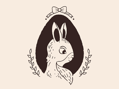 Bunny illustration animal animal illustration animals book book cover book illustration bunnies bunny cartoon cartoon illustration cartoons character design flat illustration minimal old old cartoon simple vector