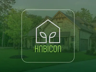 Habicon - EcoHomes art branding design icon illustration illustrator inspiration logo typography vector