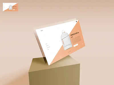Store Landing Page branding design minimal ui uidesign web webdesign