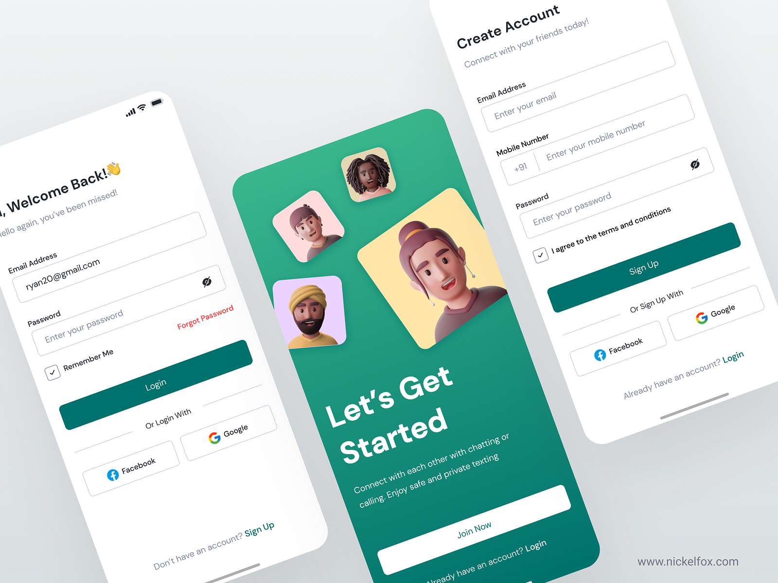 login-and-sign-up-screens-by-anima-agrawal-for-nickelfox-ui-ux-design