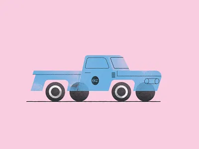 Truck illustration texture