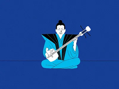 Jammin' art cel illustration illustrator vector