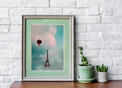 Paris paris photomanipulation poster