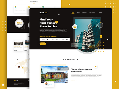 Real Estate Web App agency design apartment architecture graphic design homepage house landing page product design property real estate real estate web app rent rental house ui design ui ux ux design web app web app design web development website