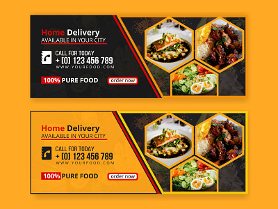 Food Facebook banner design Template . add banner branding corporate design facebook ad facebook banner food facebook banner design food facebook banner design illustration layout logo social media banner vector web banner