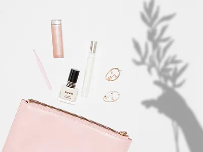 Feminine Hand and Botanical Shadow Overlay botanical botanicals branding creativemarket digital graphics hand hand drawn illustration illustrations organic plants